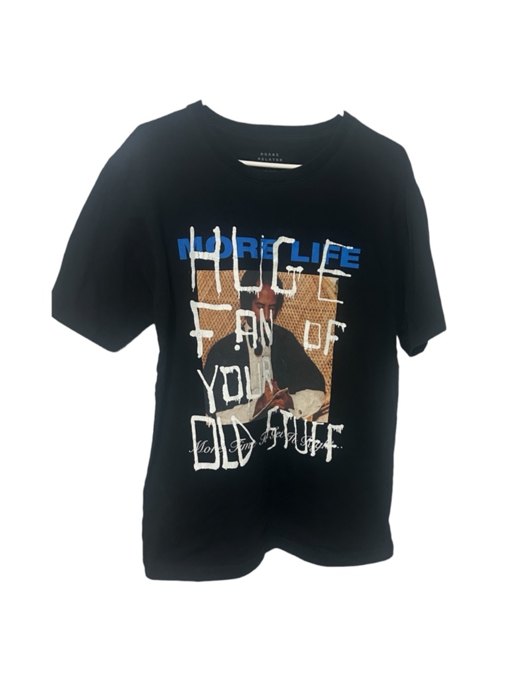 Drake More Life T-Shirt Men’s XL Black Graphic Tee Hip Hop Rap Merch